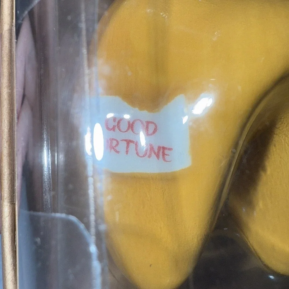 NWT Fortune Cookie Ceramic Salt and Pepper Shakers Bright Future Good Fortune
